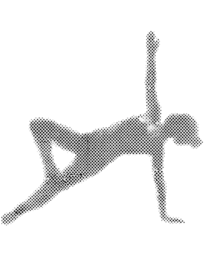 stippled illustration of breath and movement